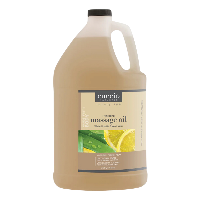 White Limetta & Aloe Vera Massage Oil 1G by Cuccio