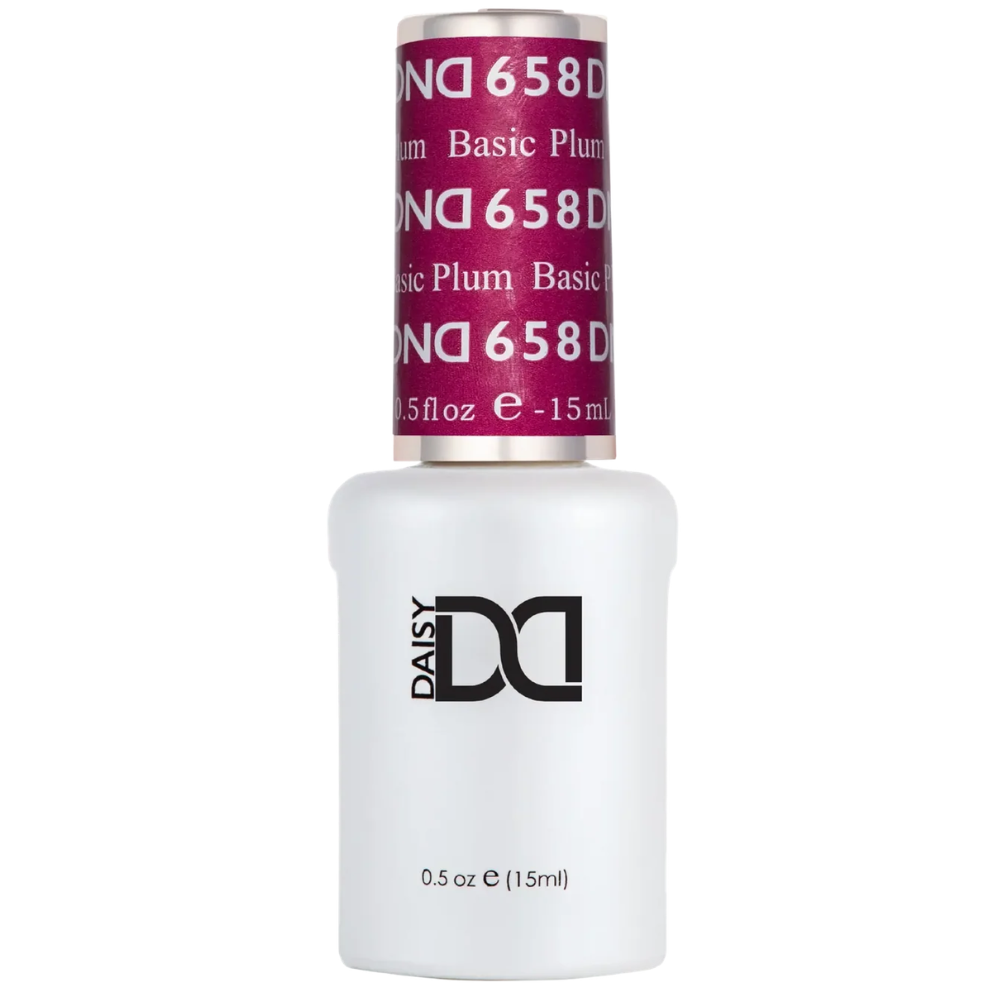 DND single Basic Plum gel polish 658