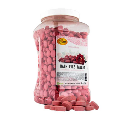 Sensual Rose Bath Fizz Tablet by Spa Redi
