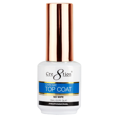 Metallic Chrome Top Coat Gel 0.5oz By Cre8tion
