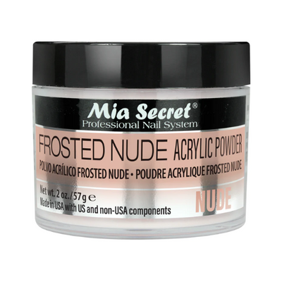 Frosted Nude Acrylic Powder 2oz By Mia Secret