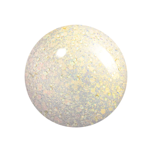 swatch of S021 Gliterally Shimmer Dip Powder 1.5oz by OPI