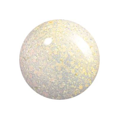 swatch of S021 Gliterally Shimmer Dip Powder 1.5oz by OPI