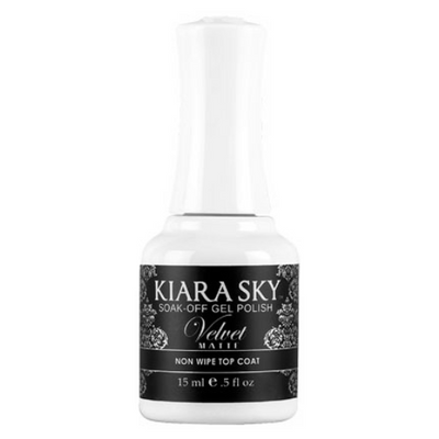 Gel Velvet Matte Non Wipe Top Coat by Kiara Sky
