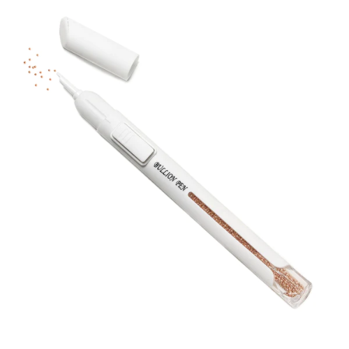 Rose Gold Caviar Pen Dispenser