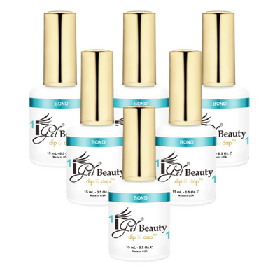 #1 Bond Dip Essentials 0.5oz 6 Pack by iGel Beauty