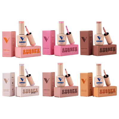 V Beauty Pure Romantic Retreat Rubber Base Collection - 6 Colors