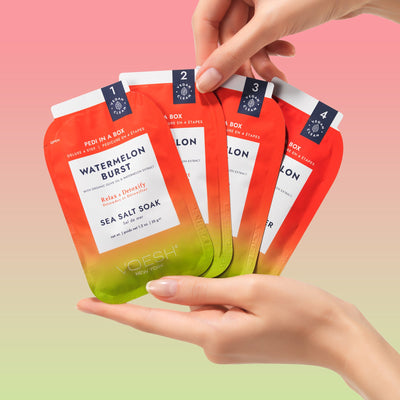 Example of Watermelon Burst 4 in 1 PediBox by Voesh