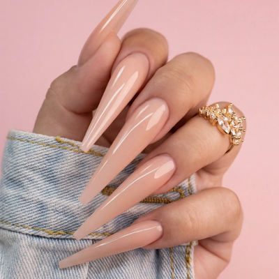 V Beauty Pure Acrylic System - Cross My Heart hand