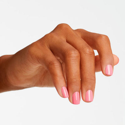 hands wearing A68 Kiss Me I'm Brazilian Gel & Polish Duo by OPI