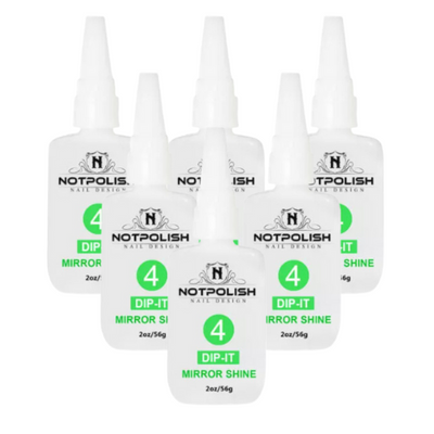#4 Mirror Shine Essentials 2oz Refill 6 Pack by Notpolish