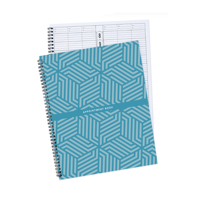 Appointment Book - 6 Column (Blue) pages