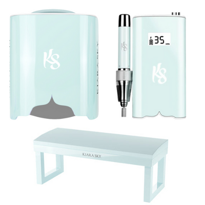 Blue Beyond Pro Vll Lamp + Drill + Arm Rest Bundle by Kiara Sky