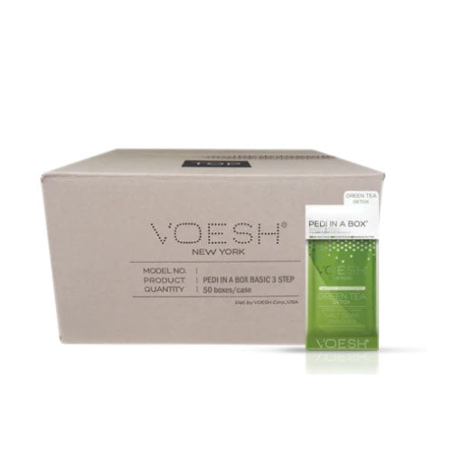 Voesh Pedi In A Box - 3 Step - Green Tea Detox
