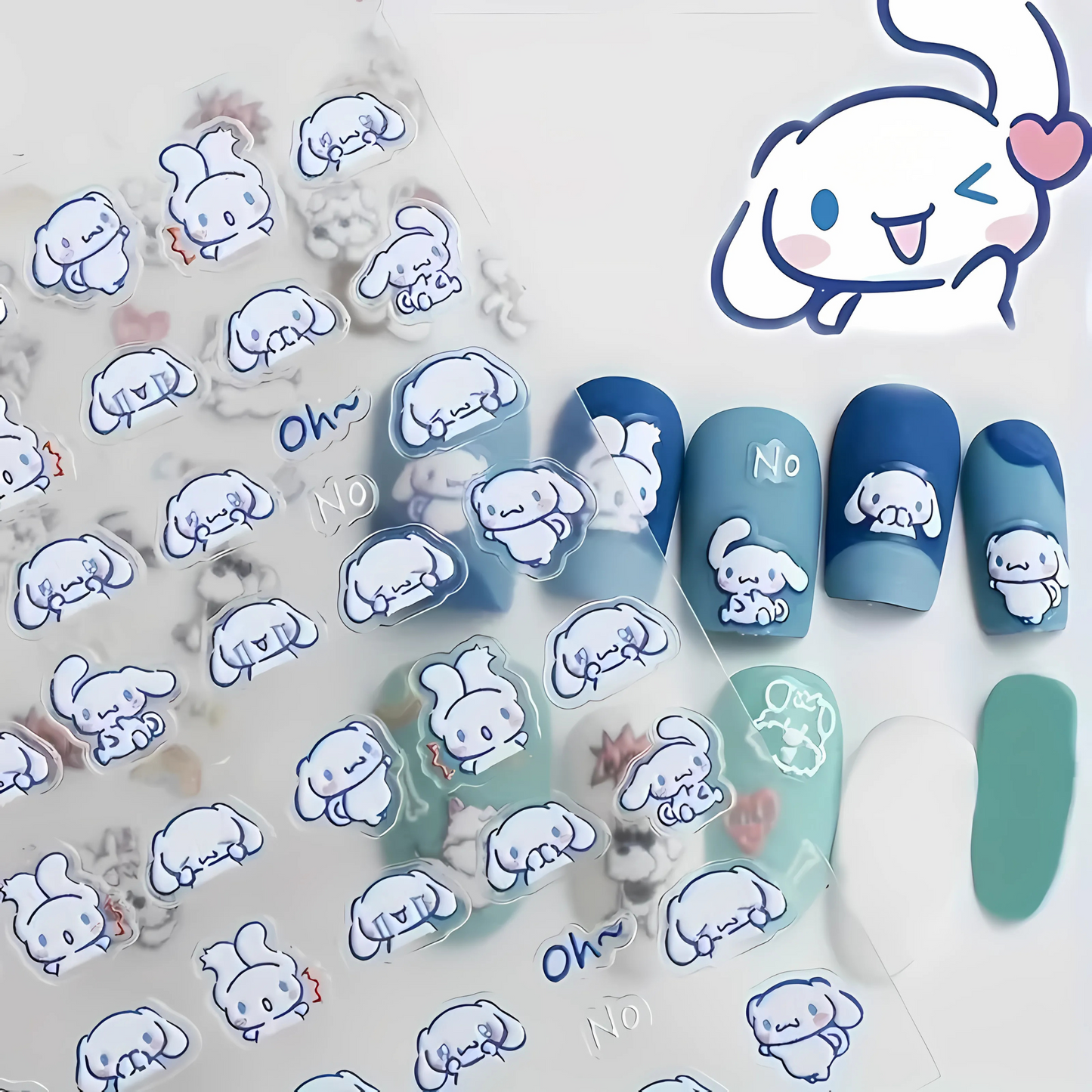 Nail Art Stickers - Cinamonroll (MO-261)