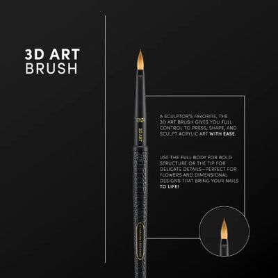 Chaun Legend Nail Art Brush - 3D Art info