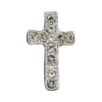 Crystal Cross Nail Charms