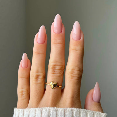 hands wearing DND Gel Polish - 2345 Bare Neutral
