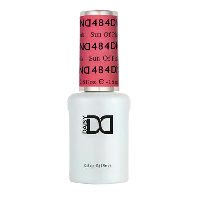 gel bottle of DND Gel Polish - 484 Sun of Pink