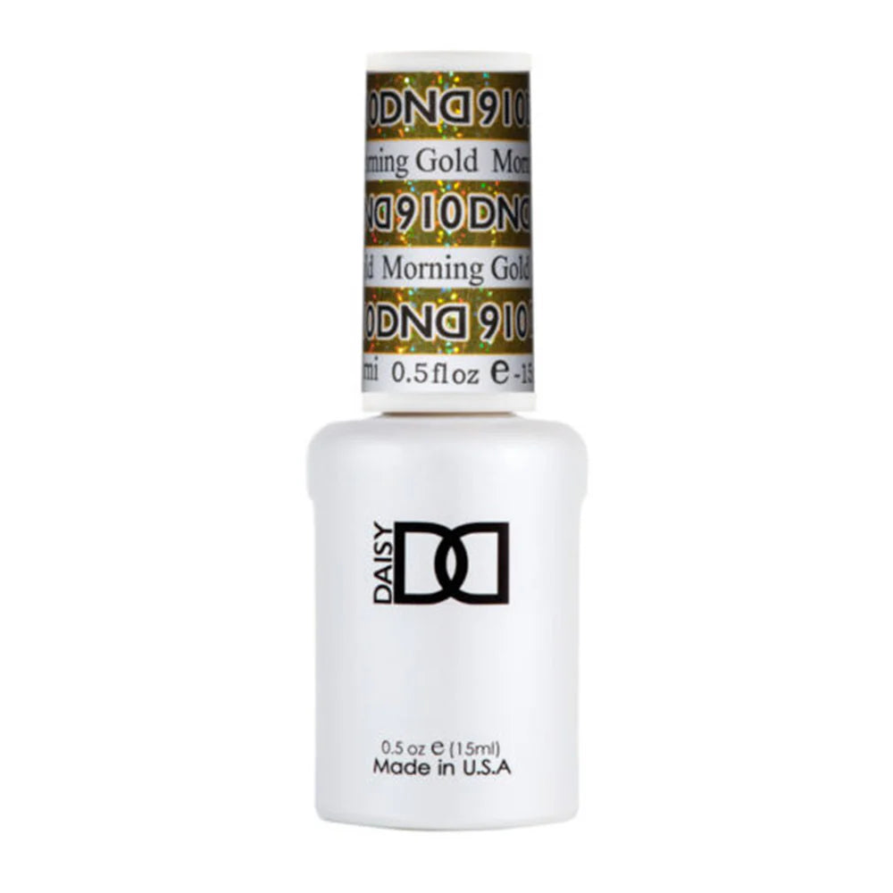 gel bottle of DND Gel Polish - 910 Morning Gold