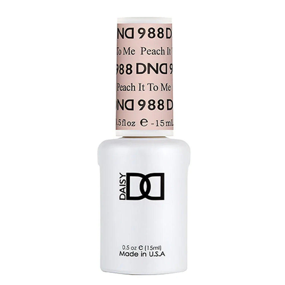 gel bottle of DND Gel Polish - 988 Peach It To Me