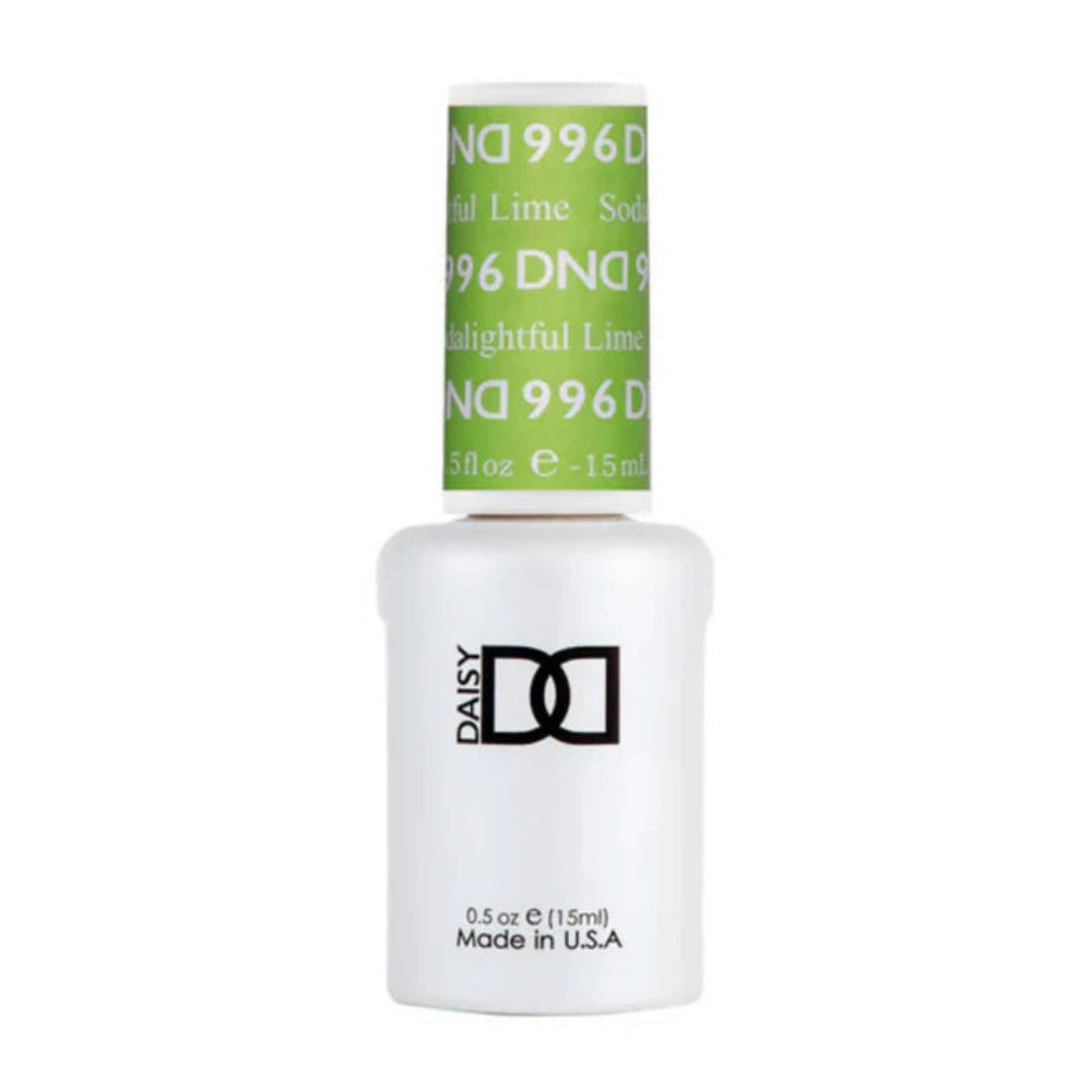 gel bottle of DND Gel Polish - 996 Soda-Lightful Lime