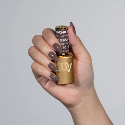 DND Diva Gel - 240 Deep Taupe Hand