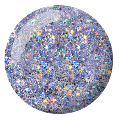 swatch of 295 High Society Silver Platinum Gel by DND Diva