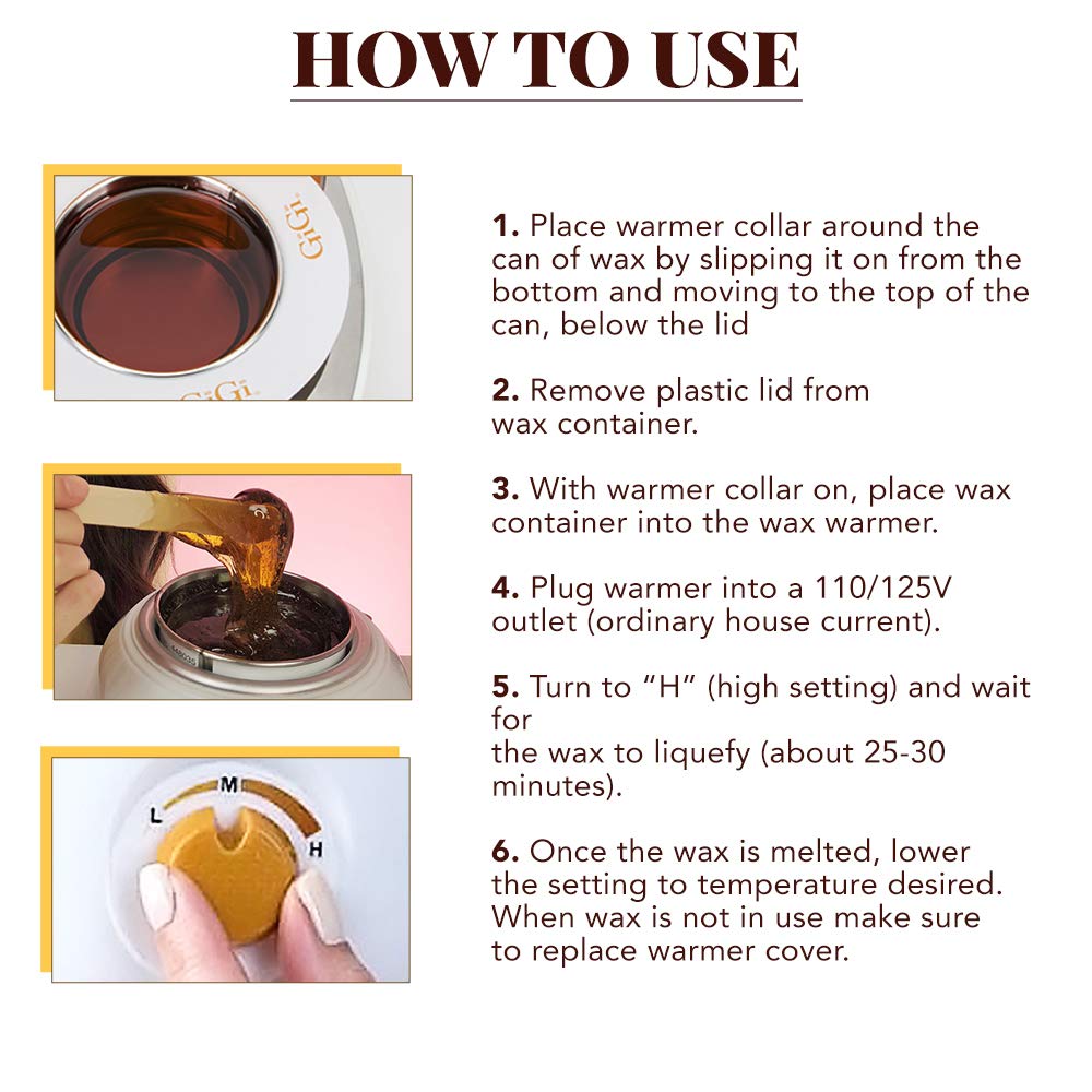 Gigi Honee Wax Warmer Instructions