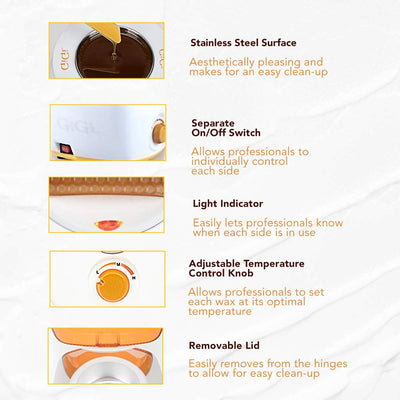 Gigi Honee Wax Warmer Settings