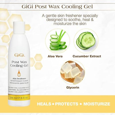 Gigi Post Wax Cooling Gel 8oz Example 1