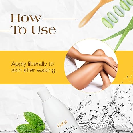 Gigi Post Wax Cooling Gel 8oz Example 4