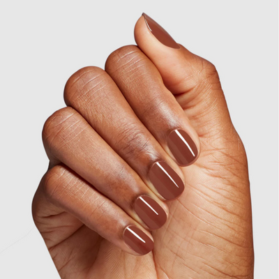 hands wearing OPI Slip Dressed Up