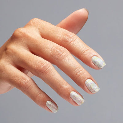 Hands wearing H018 I Cancer-Tainly Shine Lacquer by OPI