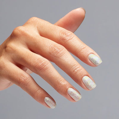 Hands wearing H018 I Cancer-Tainly Shine Gel Polish by OPI