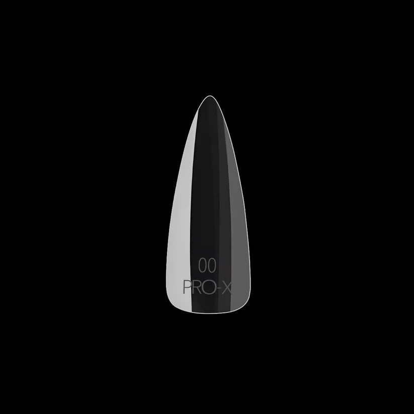 iGel Pro-X Soft Gel Nail Tips 600pc - Natural Long Stiletto tip