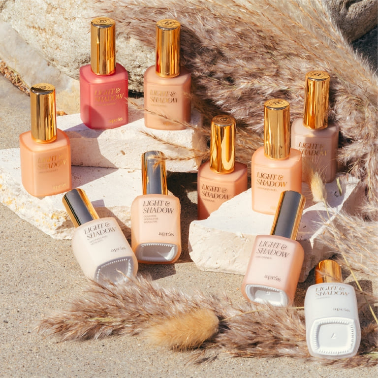 example of Fall Sheer Gel Polishes by Apres Nails