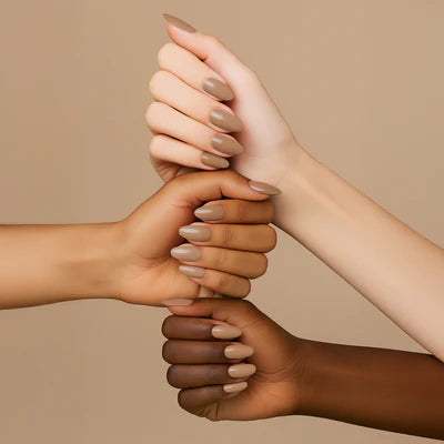 Kiara Sky Gel Pro Polish - HFG019 Almond Milk Macchiato hand