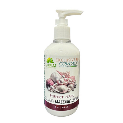 LaPalm Massage Lotion 8oz I Perfect Pearl