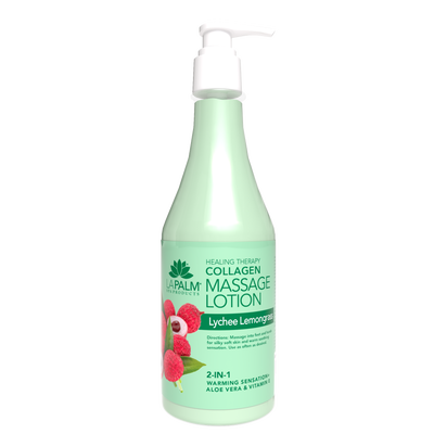 LaPalm Massage Lotion 8oz - Lychee Lemongrass