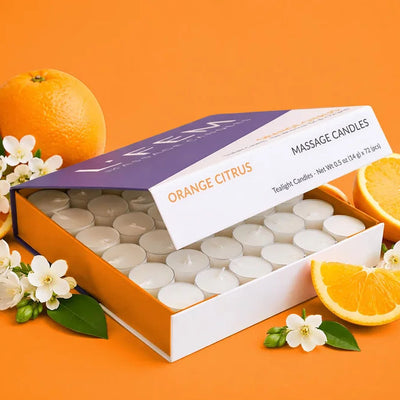 L'Fem Massage Candles 72pc - Orange Citrus