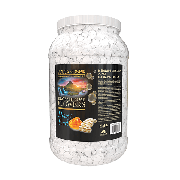 LaPalm Volcano Spa Flower Soap 1 Gallon - Honey Pearl