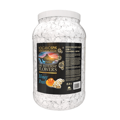 LaPalm Volcano Spa Flower Soap 1 Gallon - Honey Pearl
