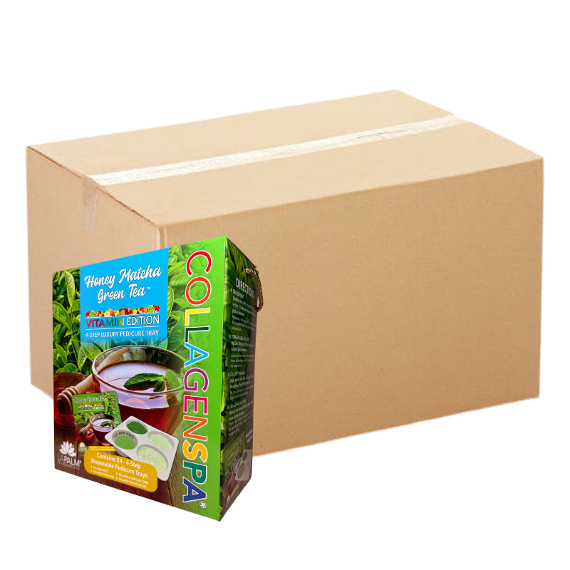 Lapalm Collagen Spa 4 Step Pedi Tray - Honey Matcha Green Tea