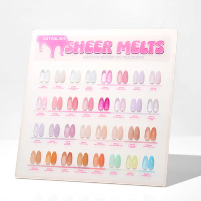 Notpolish Sheer Melts Collection Swatch