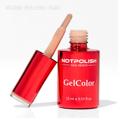 Notpolish Sheer Melt 25 Golden Drip