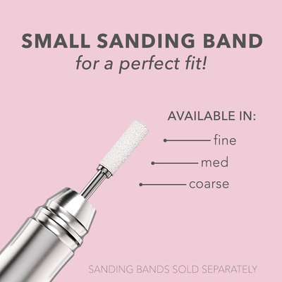 White Fine Small Sanding Bands 50ct By Kiara Sky