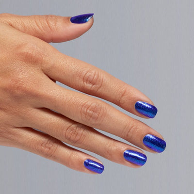 Hands wearing H019 Scorpio Seduction Gel & Polish Duo by OPI