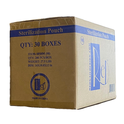 Red Nail Self-Sealing Sterilization Pouch - Small