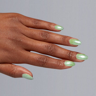 Hands wearing H015 Taurus-T Me Lacquer by OPI